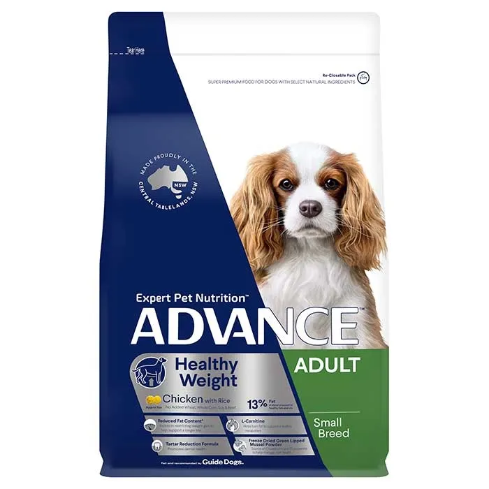 ADULT HEALTHY WEIGHT SMALL BREED DRY DOG FOOD CHICKEN WITH RICE 2.5KG Image