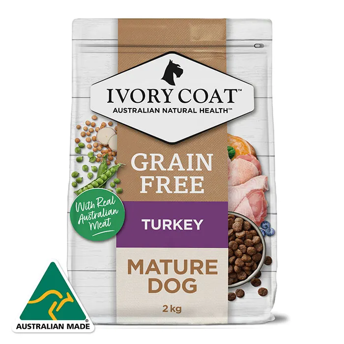 GRAIN FREE REDUCED FAT TURKEY MATURE ADULT DOG FOOD 2KG Image