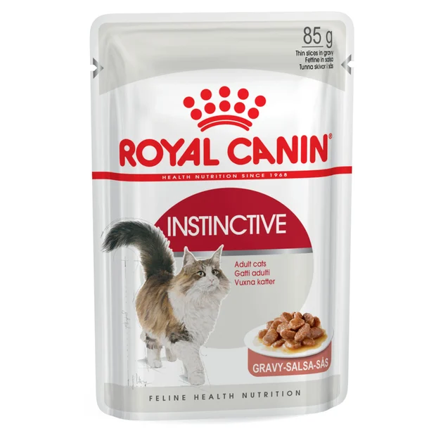 ADULT INSTINCTIVE GRAVY WET CAT FOOD POUCHES 12 X 85G Image