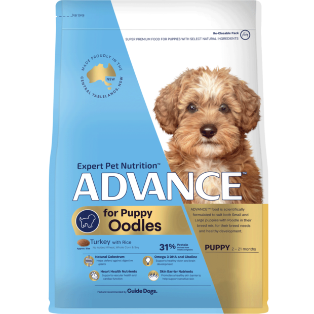 PUPPY OODLES TURKEY WITH RICE DRY DOG FOOD 2.5KG Image