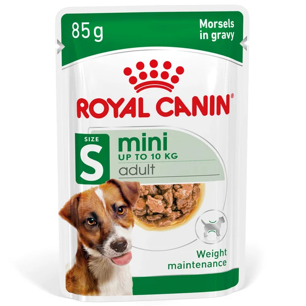 MINI ADULT WET DOG FOOD POUCHES 12 X 85G Image