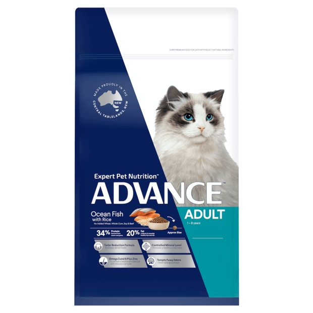ADULT DRY CAT FOOD OCEAN FISH WITH RICE 3KG Image