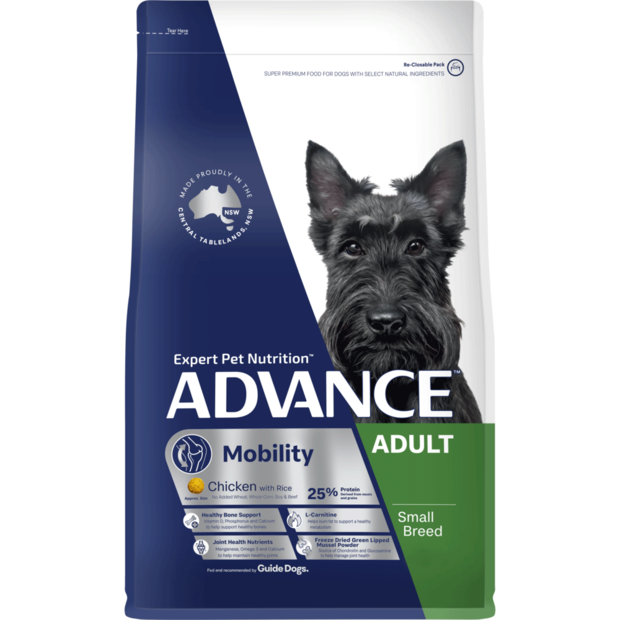 MOBILITY SMALL BREED CHICKEN DRY DOG FOOD 2.5KG Image