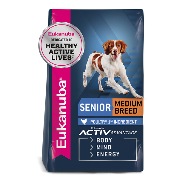 SENIOR MEDIUM BREED DRY DOG FOOD 3KG Image