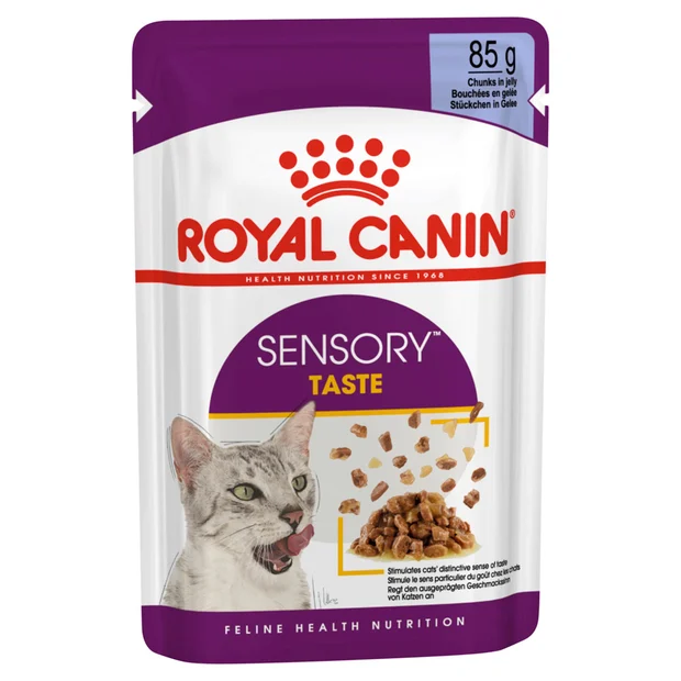 SENSORY TASTE JELLY WET CAT FOOD 12 X 85G Image