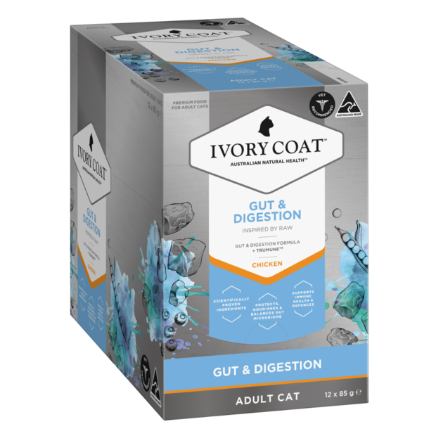 INSPIRED BY RAW ADULT GUT AND DIGESTION WET CAT FOOD 85G Image