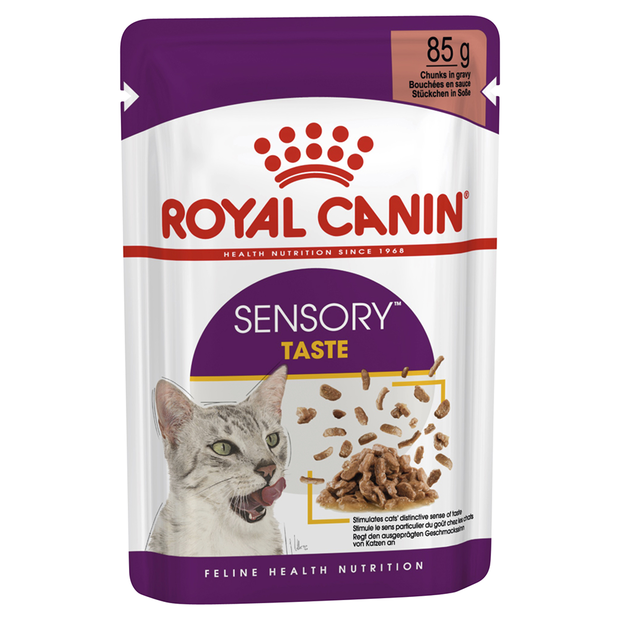 SENSORY TASTE GRAVY WET CAT FOOD 12 X 85G Image