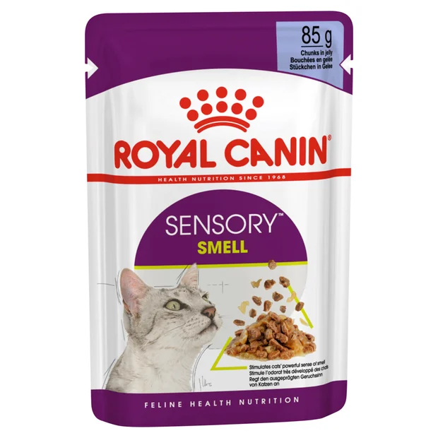 SENSORY SMELL JELLY WET CAT FOOD 12 X 85G Image
