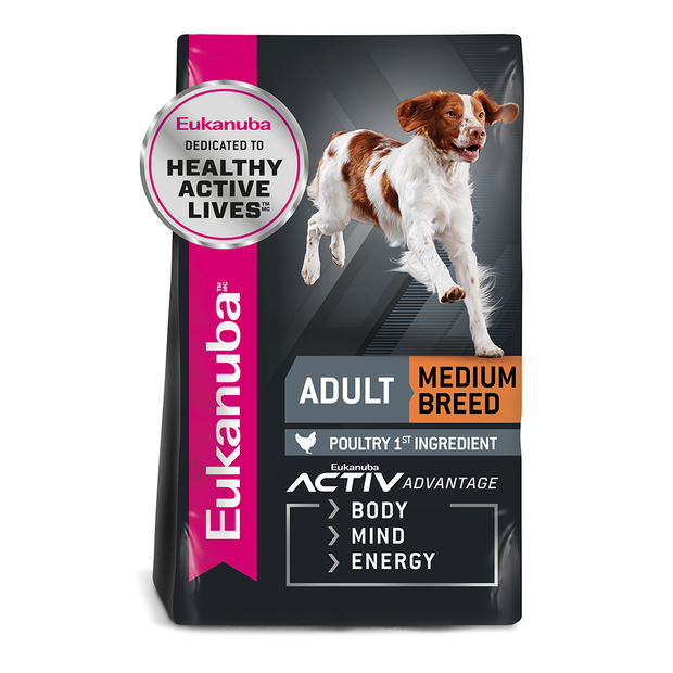 ADULT MEDIUM BREED DRY DOG FOOD 3KG Image