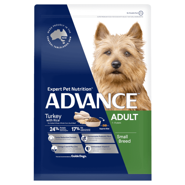 SMALL ADULT DRY DOG FOOD TURKEY WITH RICE 3KG Image