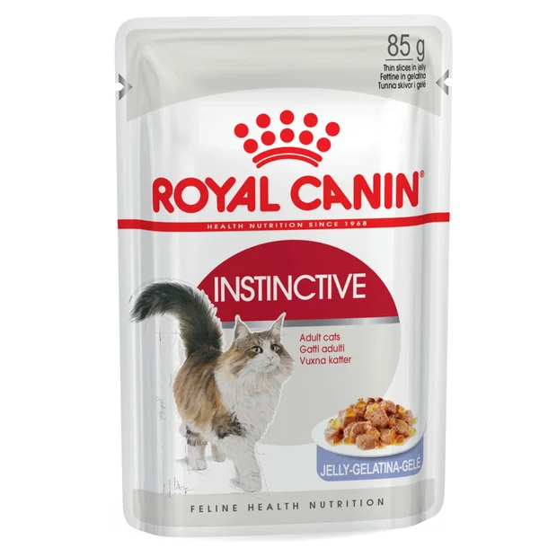 ADULT INSTINCTIVE JELLY WET CAT FOOD POUCHES 12 X 85G Image