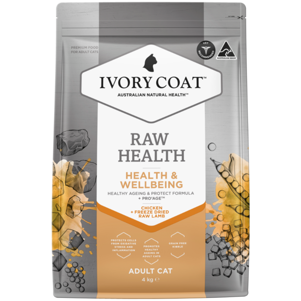 RAW HEALTH ADULT HEALTH AND VITALITY DRY CAT FOOD 4KG Image