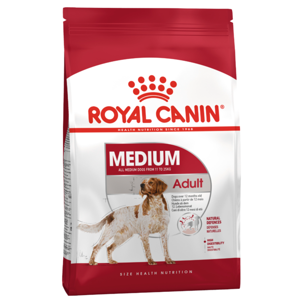 MEDIUM ADULT DRY DOG FOOD 15KG Image