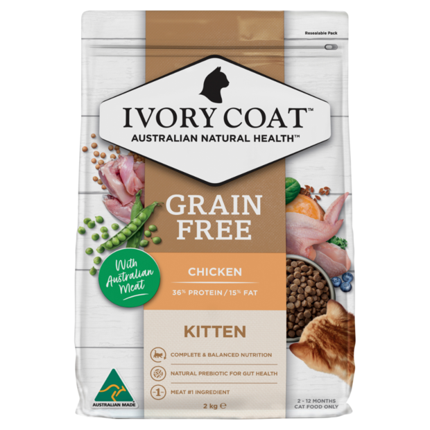 GRAIN FREE DRY CAT FOOD KITTEN CHICKEN 4KG Image