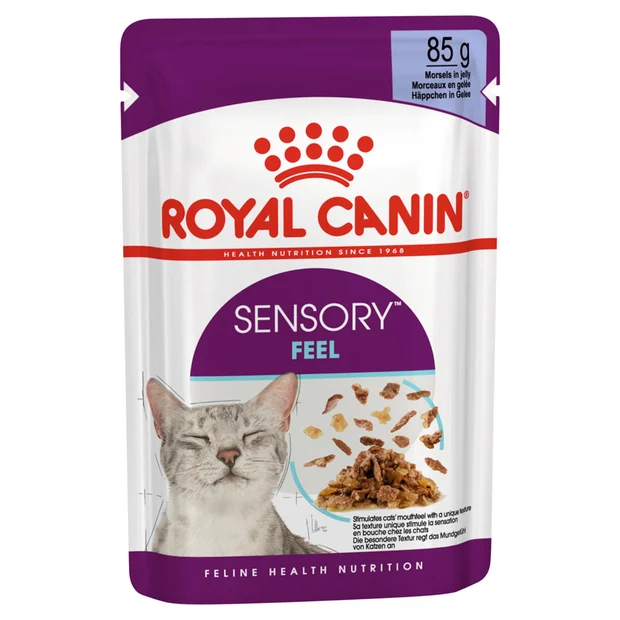 SENSORY FEEL JELLY WET CAT FOOD 12 X 85G Image
