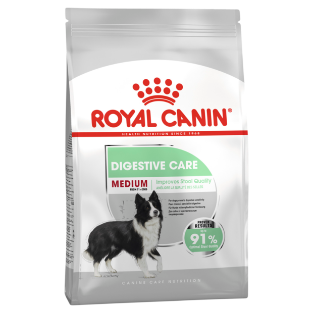 MEDIUM DIGESTIVE CARE ADULT DRY DOG FOOD 15KG Image