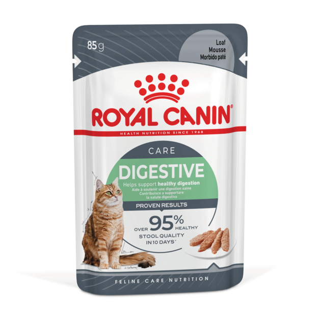 DIGESTIVE CARE LOAF ADULT WET CAT FOOD POUCHES 12 X 85G Image