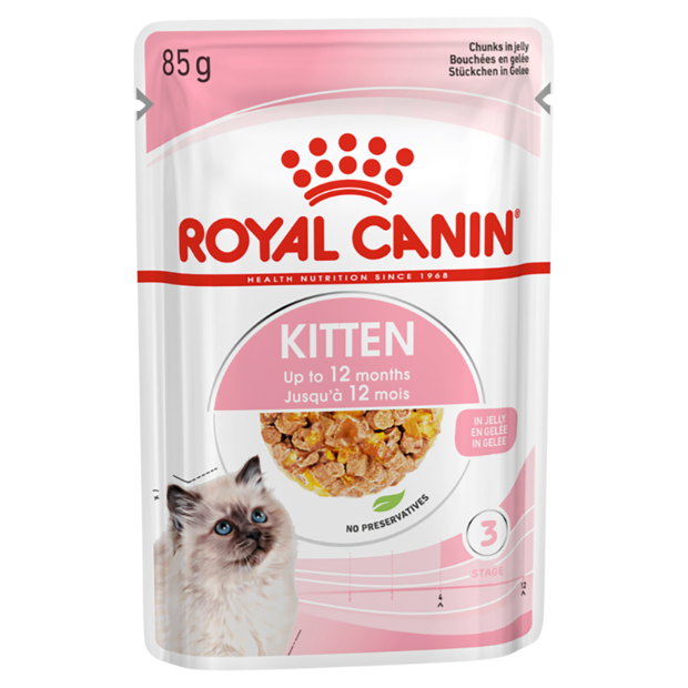 KITTEN INSTINCTIVE JELLY WET CAT FOOD POUCHES 12 X 85G Image