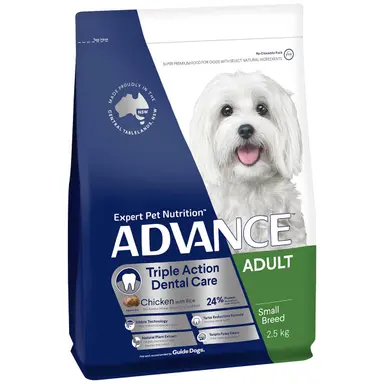 DENTAL CARE TOY & SMALL BREED ADULT DRY DOG FOOD 2.5KG Image
