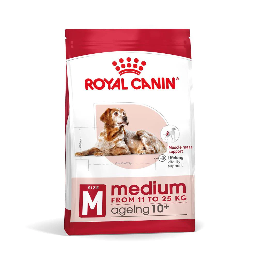 MEDIUM AGEING 10+ SENIOR DRY DOG FOOD 15KG Image