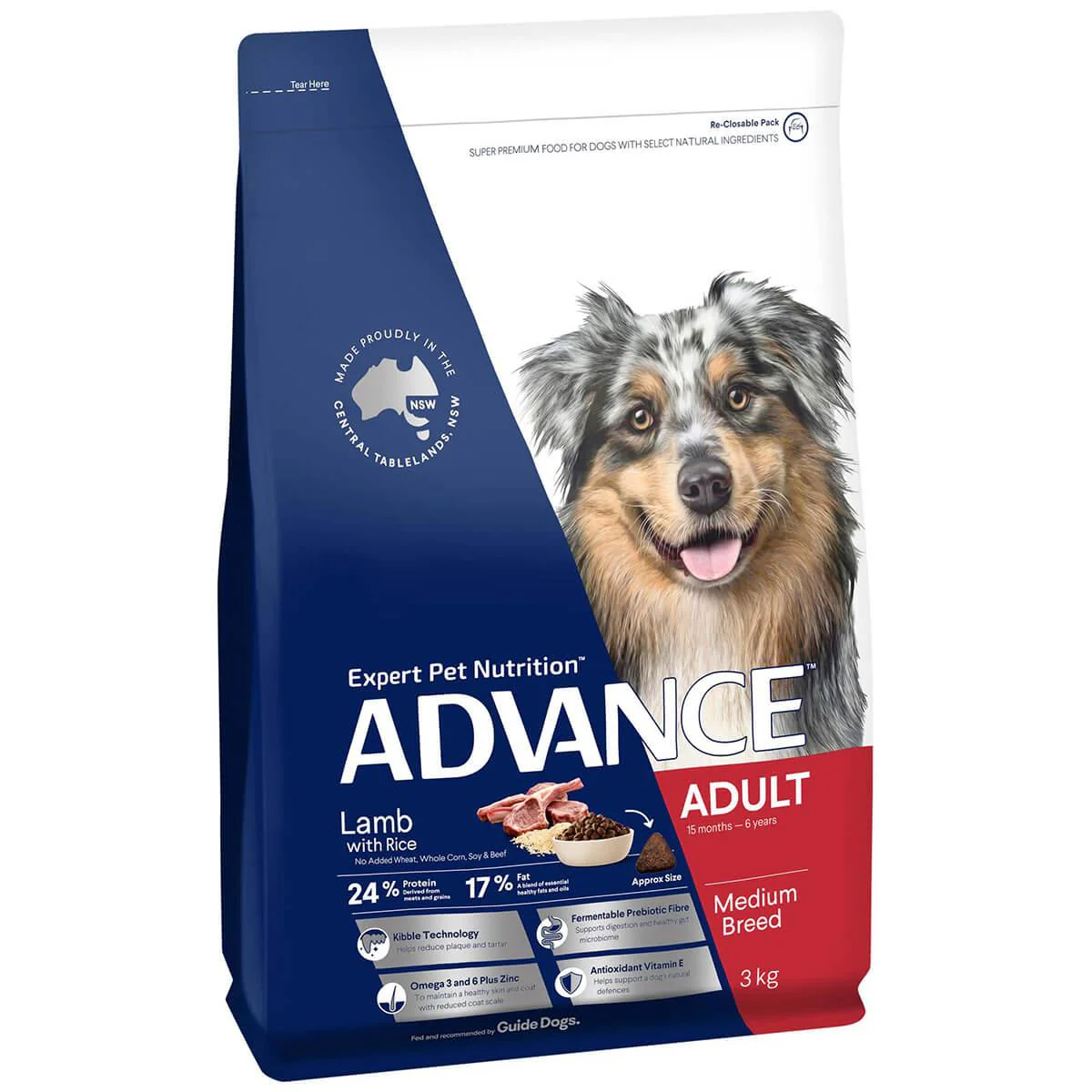ADULT LAMB & RICE DRY DOG FOOD 3KG Image