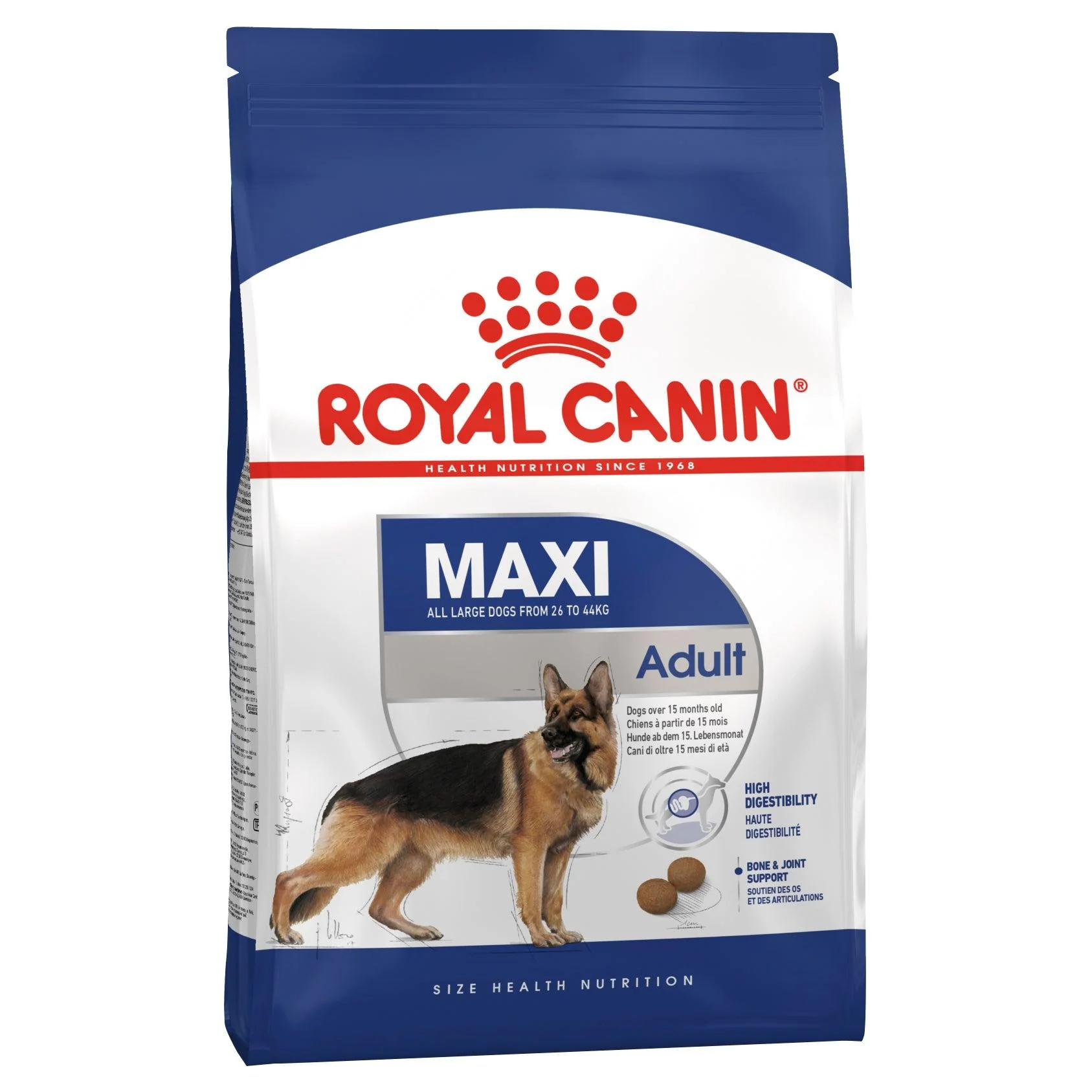 MAXI LARGE BREED ADULT CHICKEN DRY DOG FOOD 15KG Image