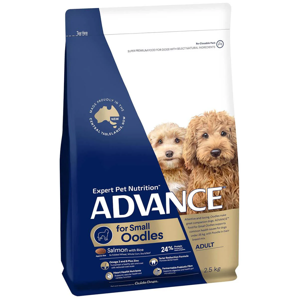 SMALL OODLES SALMON WITH RICE DRY DOG FOOD 2.5KG Image