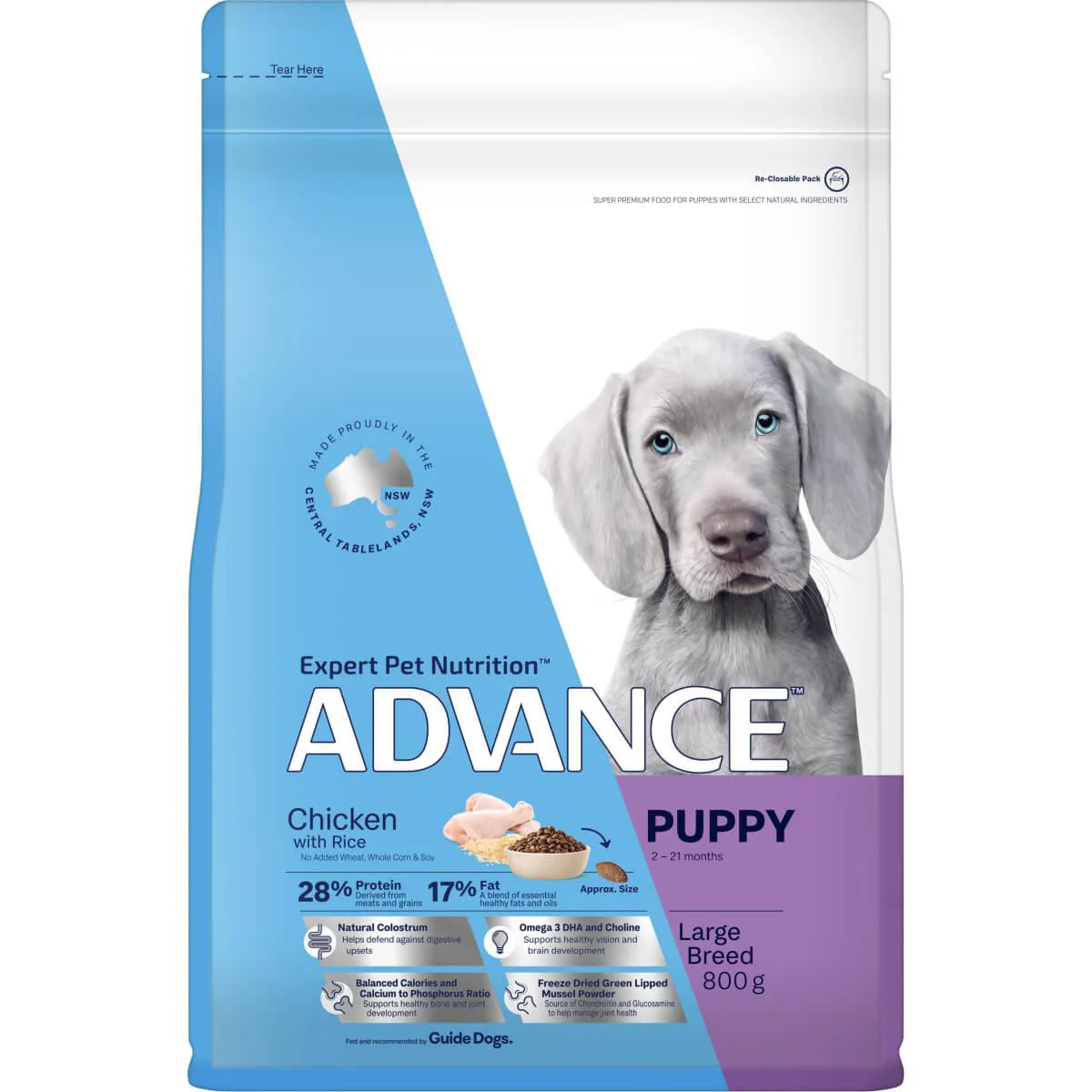 LARGE BREED PUPPY DRY DOG FOOD 3KG Image