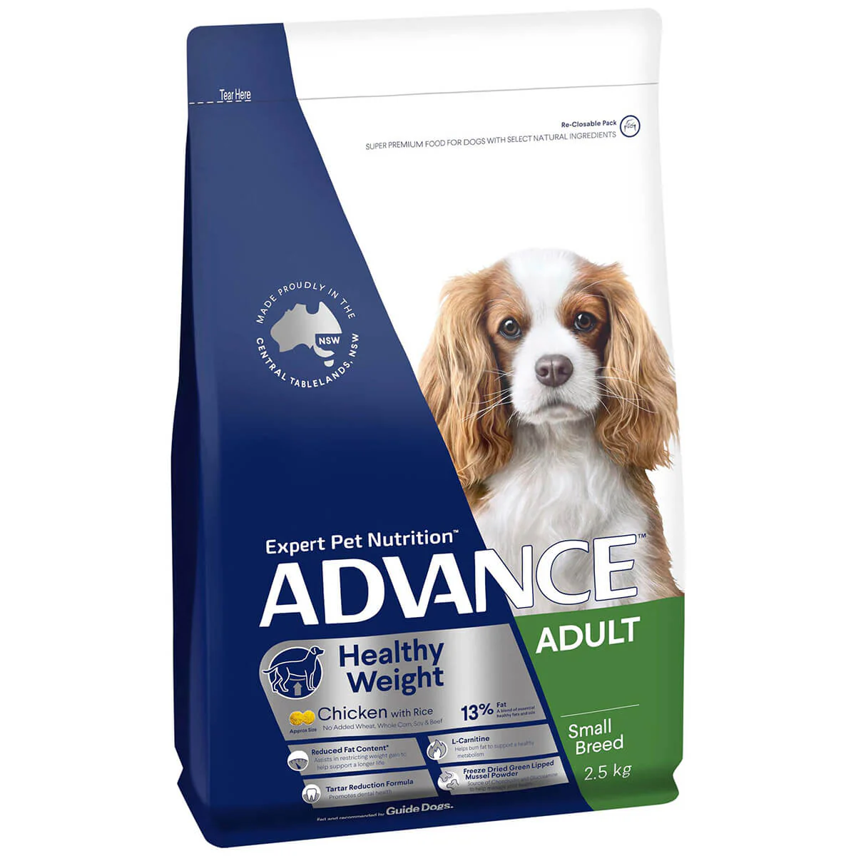 HEALTHY WEIGHT TOY & SMALL BREED ADULT CHICKEN DRY DOG FOOD 2.5KG Image